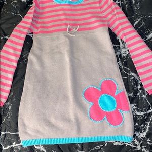 Girls Flower 🌸 Sweater Dress Brand New Never Worn